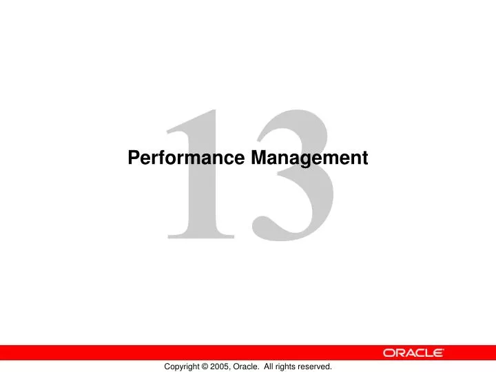 performance management