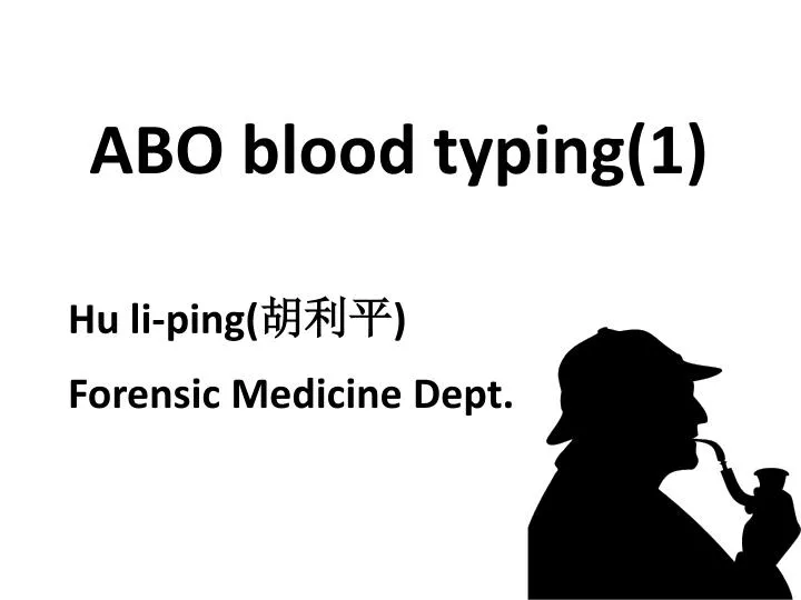 abo blood typing 1