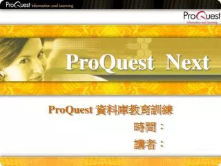 proquest next