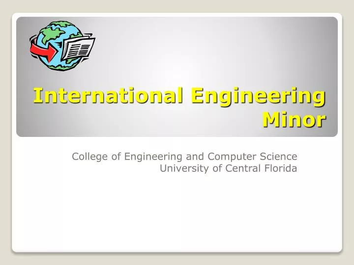 international engineering minor