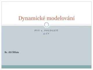 dynamick modelov n