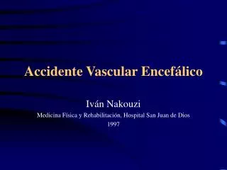 accidente vascular encef lico