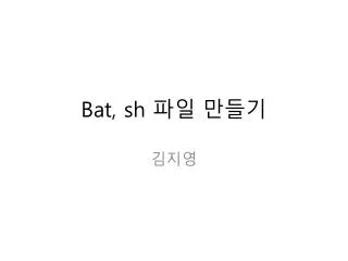 bat sh