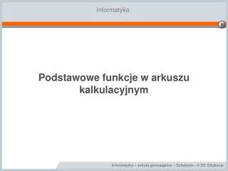 informatyka