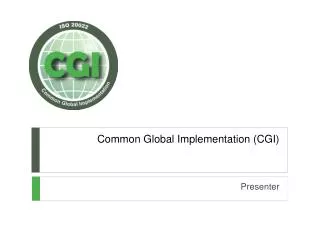 common global implementation cgi