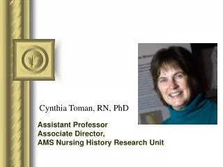 Cynthia Toman, RN, PhD