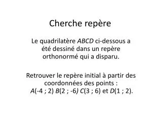 cherche rep re