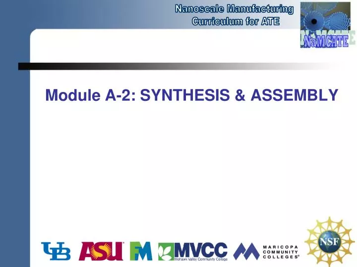 module a 2 synthesis assembly