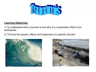 Tsunamis