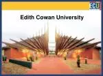 Edith Cowan University - slide 1