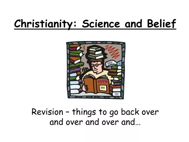 christianity science and belief