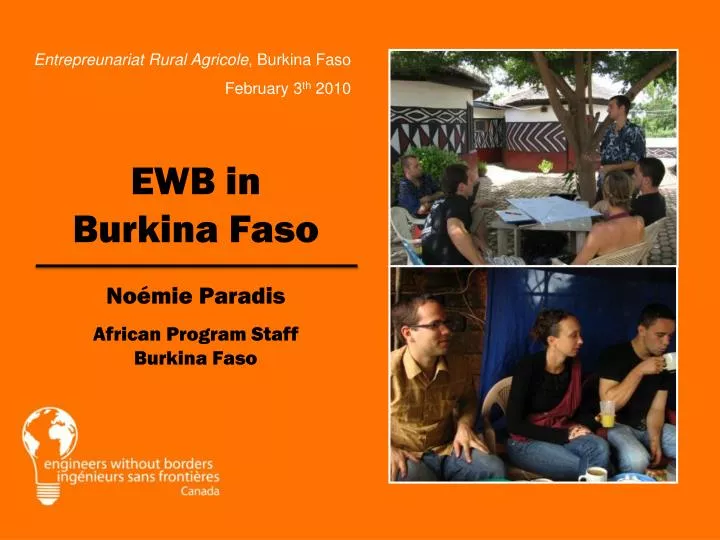ewb in burkina faso no mie paradis african program staff burkina faso