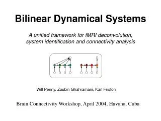 Bilinear Dynamical Systems