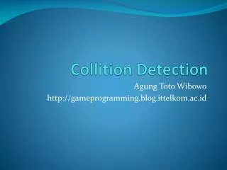 collition detection