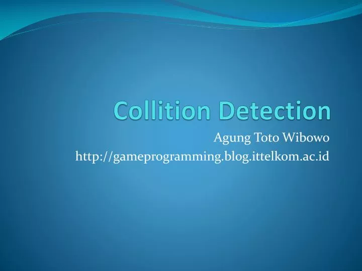 collition detection