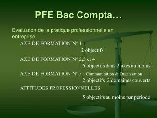 pfe bac compta