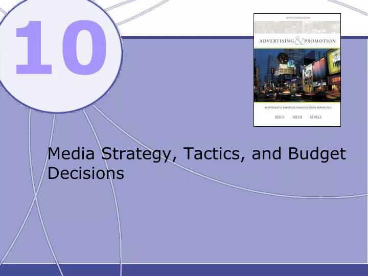 media strategy tactics and budget decisions