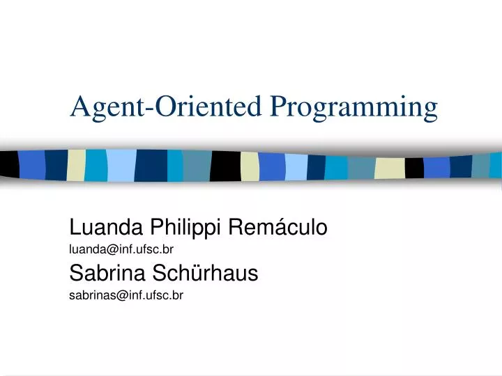 agent oriented programming