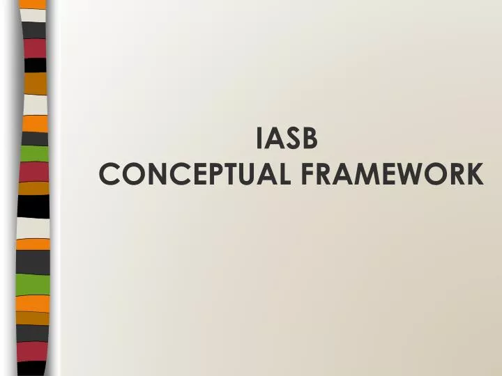 iasb conceptual framework