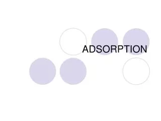 adsorption