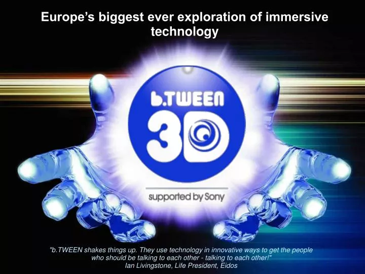 europe s biggest ever exploration of immersive technology