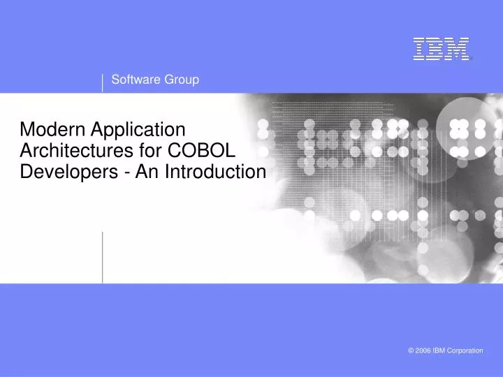 modern application architectures for cobol developers an introduction