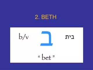 2 beth