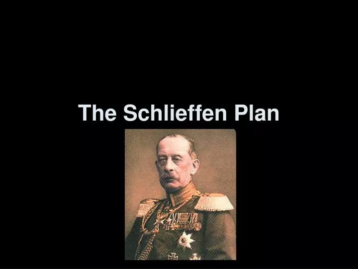 the schlieffen plan