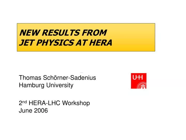 new results from jet physics at hera