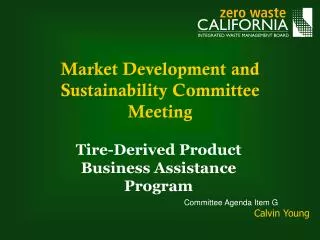 Market Development and Sustainability Committee Meeting