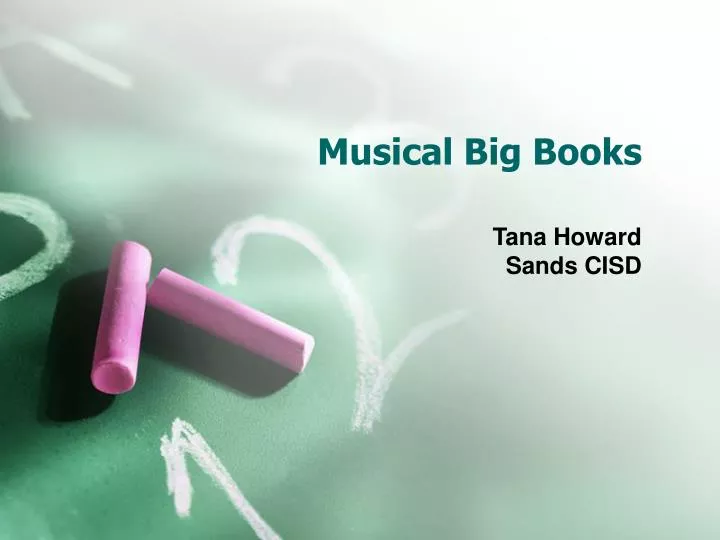 musical big books