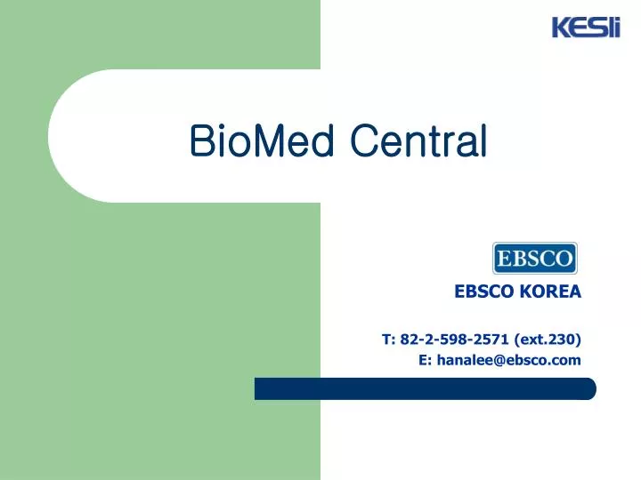 biomed central