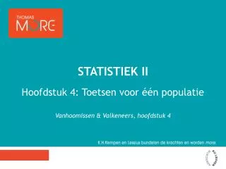 statistiek ii