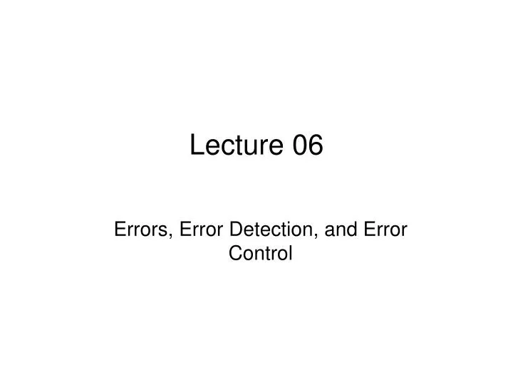lecture 06
