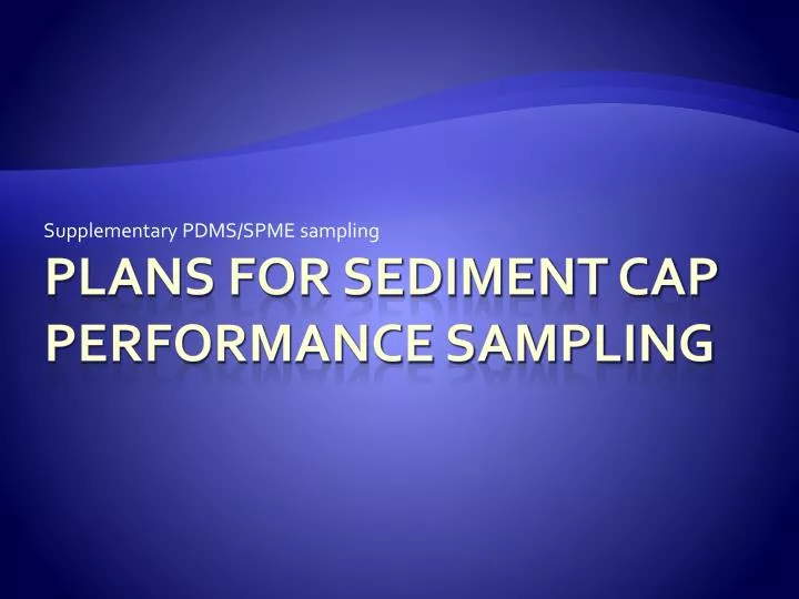 supplementary pdms spme sampling