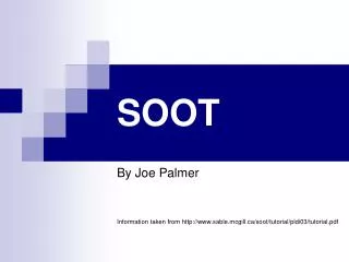 SOOT