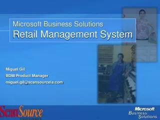 Microsoft Business Solutions Retail Management System