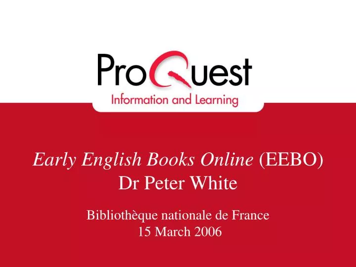 early english books online eebo dr peter white