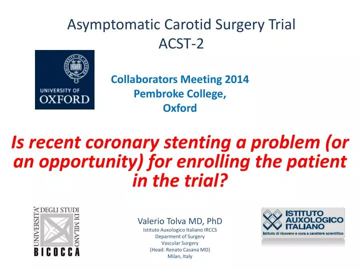 asymptomatic carotid surgery trial acst 2