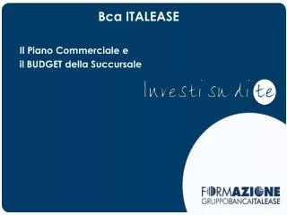 bca italease