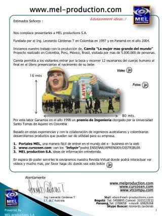 www mel production com