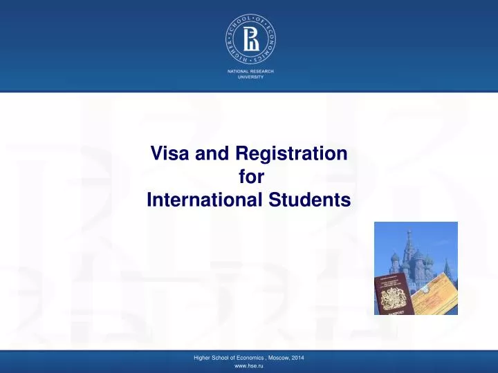 visa and registration for international students