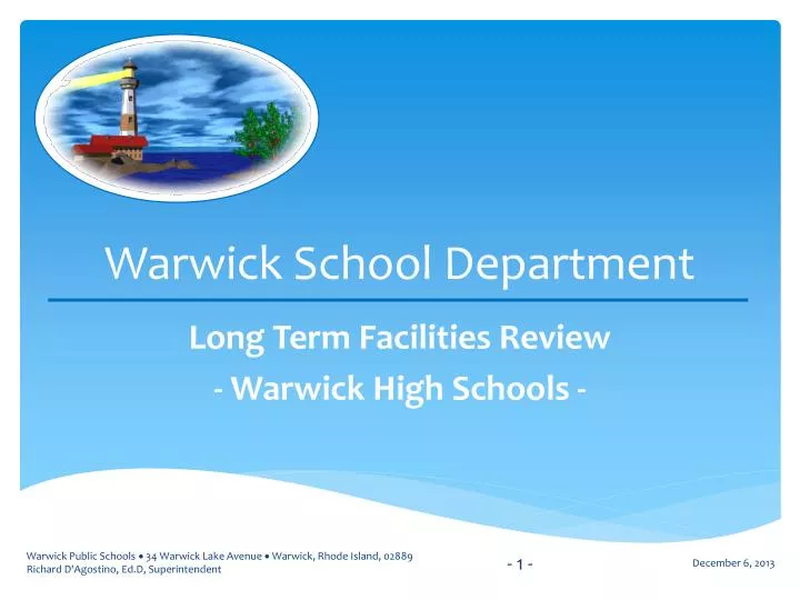 warwick school department