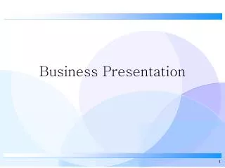 business presentation