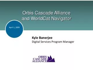 Orbis Cascade Alliance and WorldCat Navigator