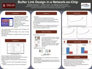Buffer Link Design in a Network-on-Chip