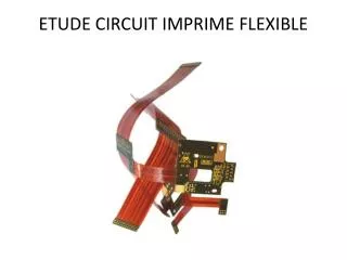 etude circuit imprime flexible
