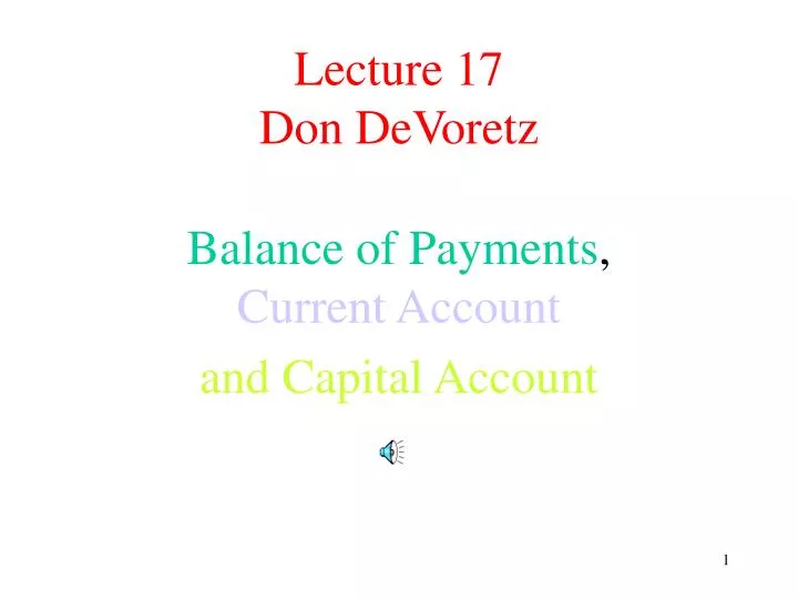 lecture 17 don devoretz