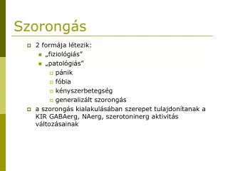 szorong s