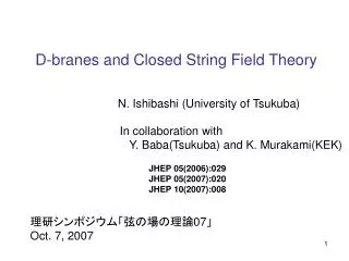In collaboration with Y. Baba(Tsukuba) and K. Murakami(KEK)